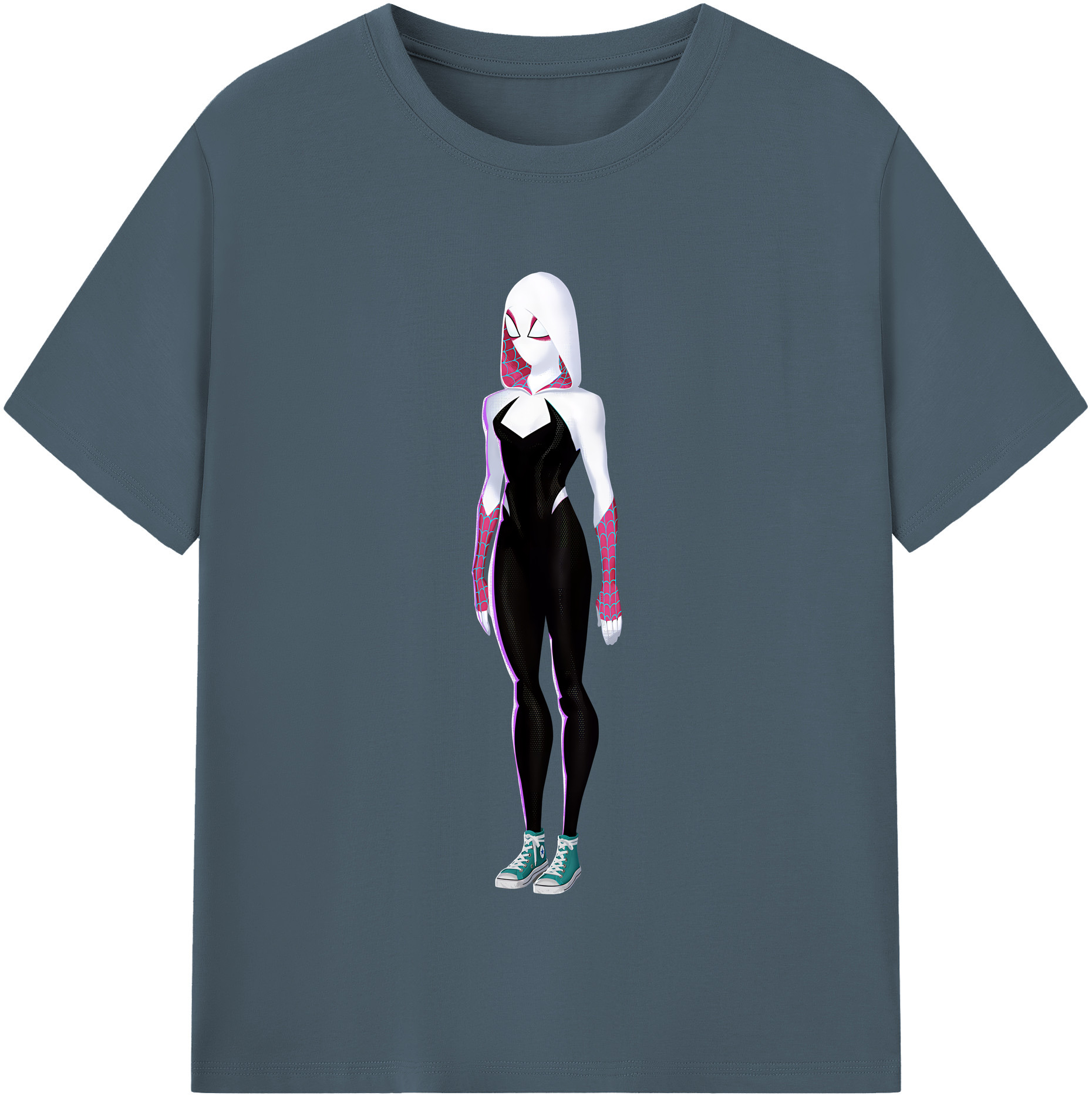 （画像用） Spider Man スパイダーマン 綿100％半袖Tシャツ（フロントプリント）